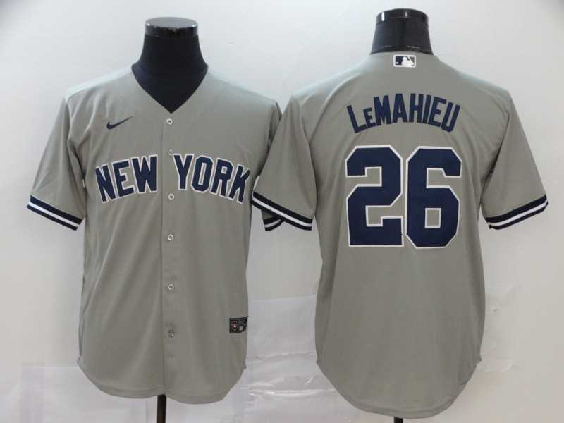 Yankees 26 DJ LeMahieu Gray 2020 Nike Cool Base Jersey,We sell and wholesale Yankees 26 DJ LeMahieu Gray 2020 Nike Cool Base Jersey on line form chian!
